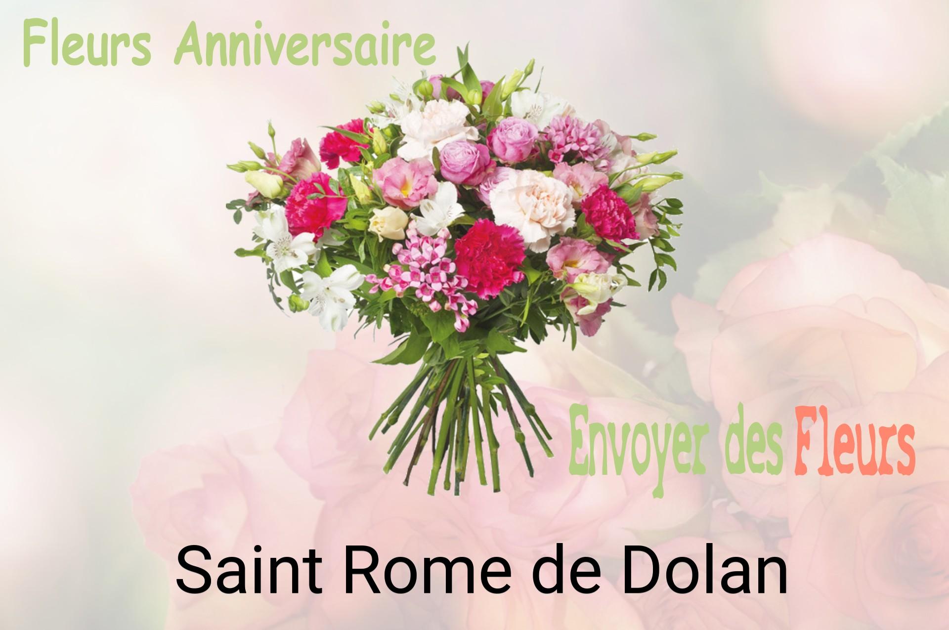 Bouquet de fleurs d’anniversaire livré à Saint-Rome-de-Dolan